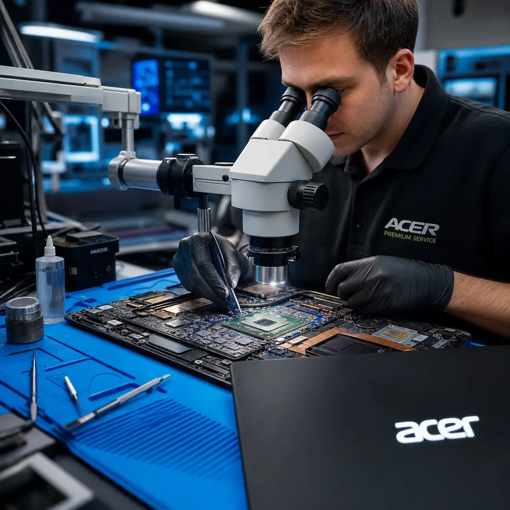 Замена видеокарты ноутбука Acer в Курчатове