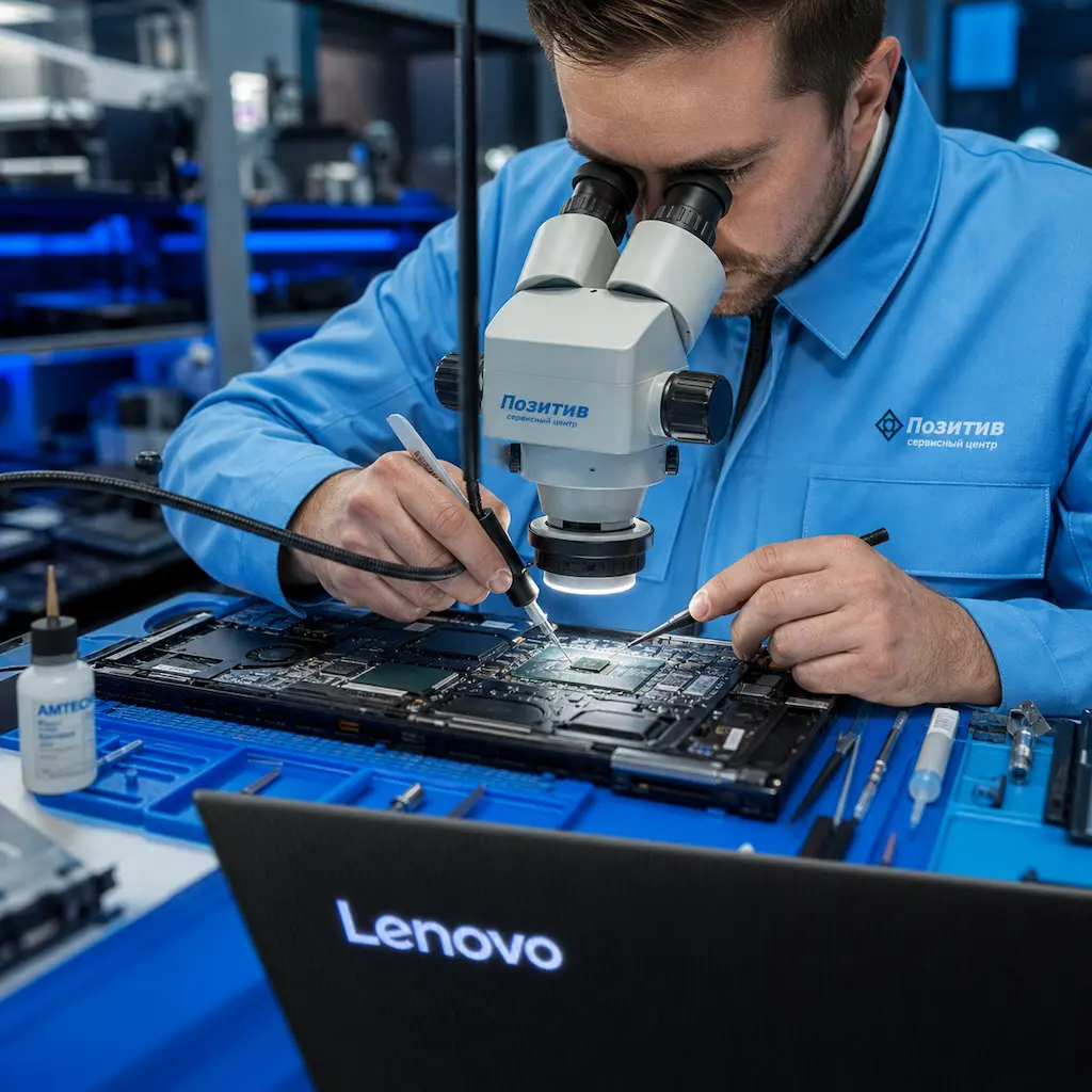Замена видеокарты ноутбука Lenovo в Курчатове