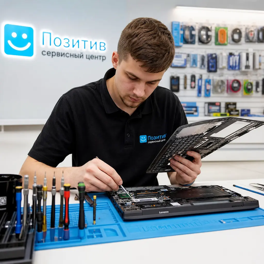 заменить клавиатуру на ноутбуке Lenovo в Курчатове