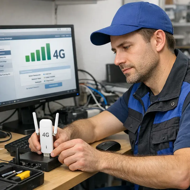 Настройка LTE модема в Курчатове