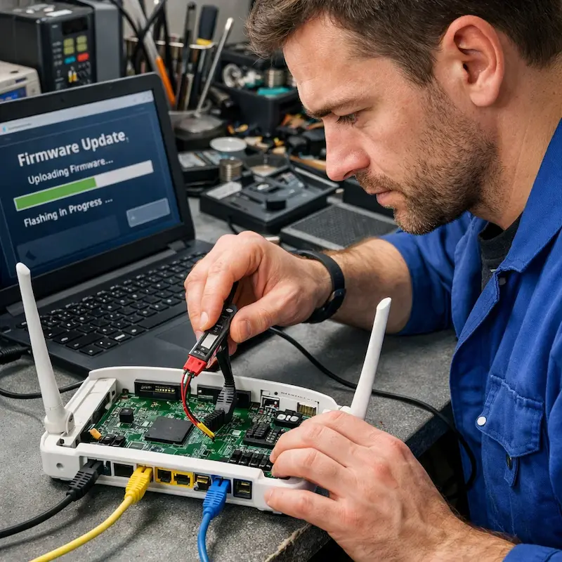 Обновление прошивки роутера в Курчатове