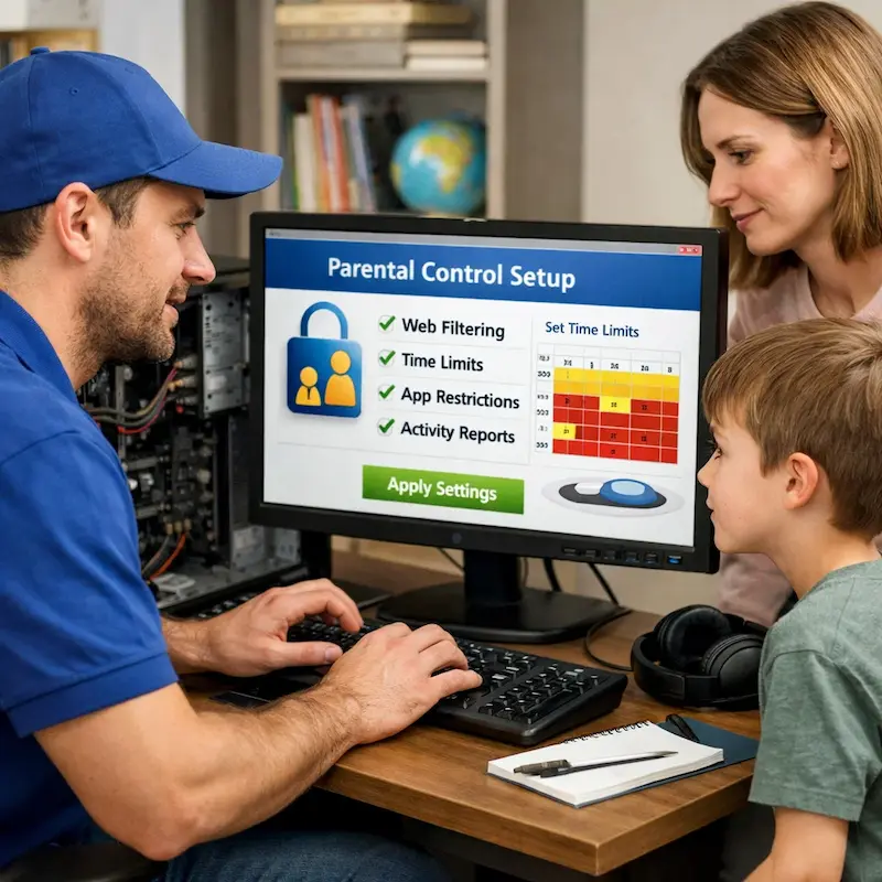 установка родительского контроля в Курчатове